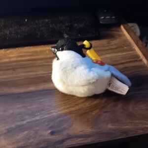 Wild republic audubon plush black capped chickadee clip key chain